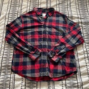 Goodfellow & Co | Red and Blue Plaid Shirt